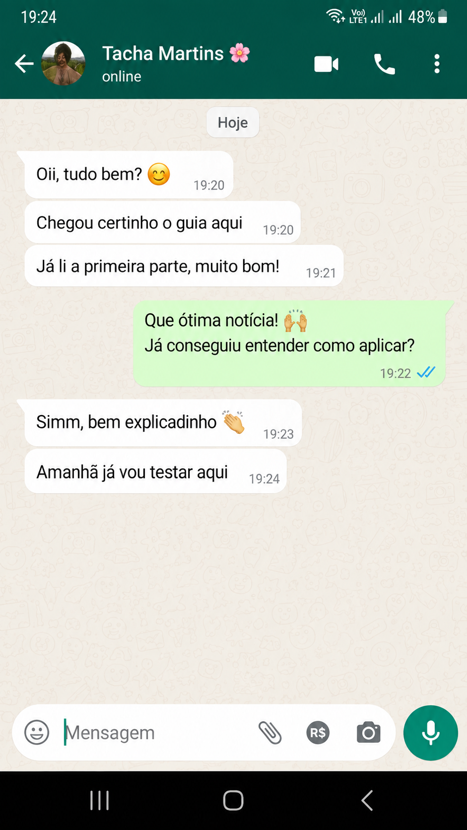 Depoimento de cliente