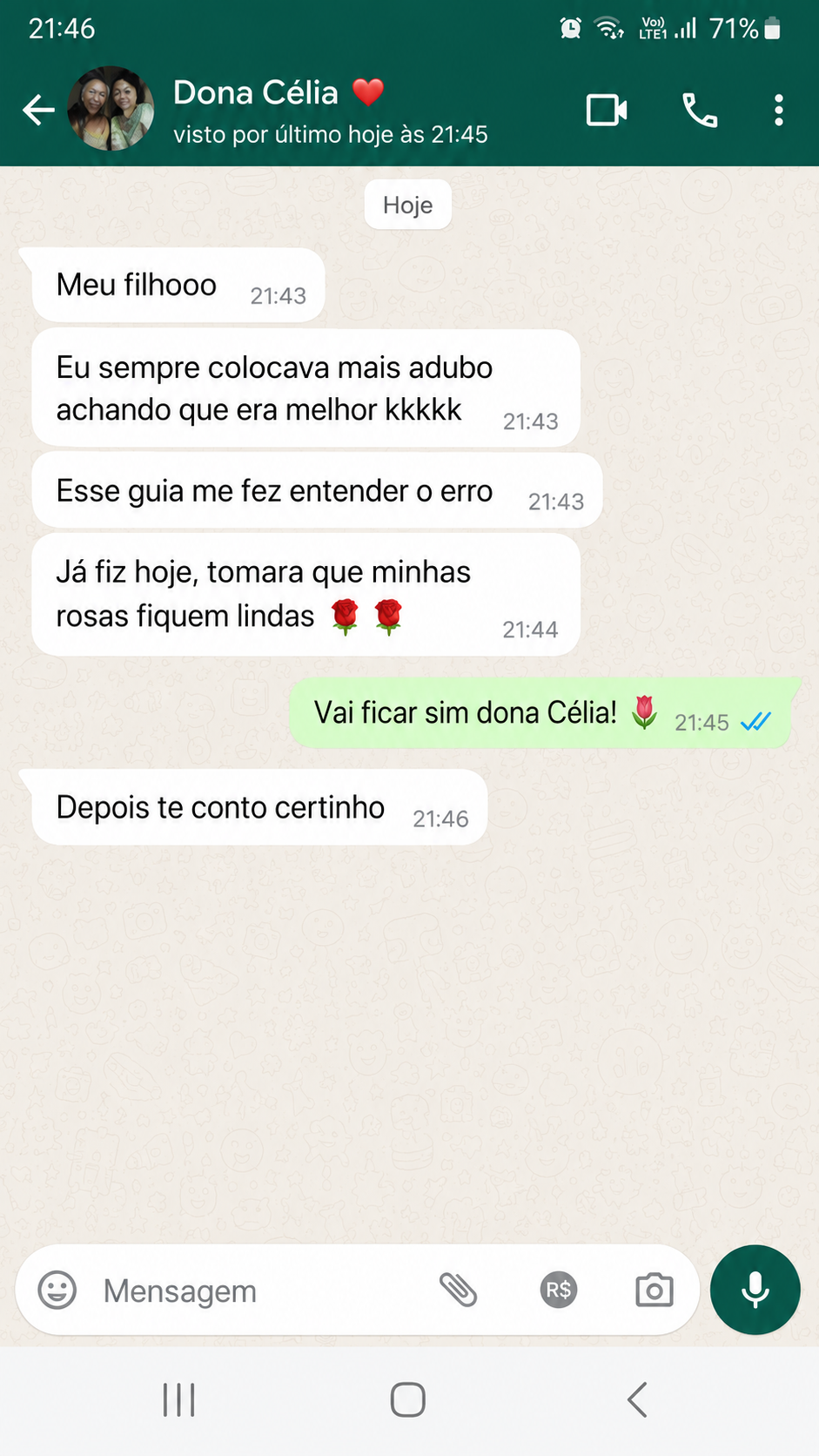 Depoimento de cliente