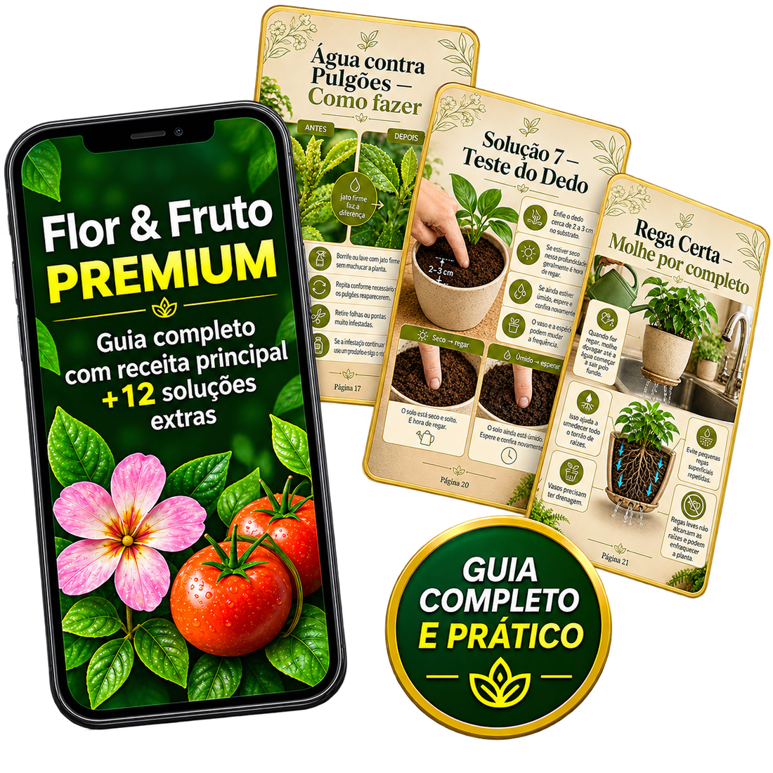 Flor & Fruto Premium com soluções extras